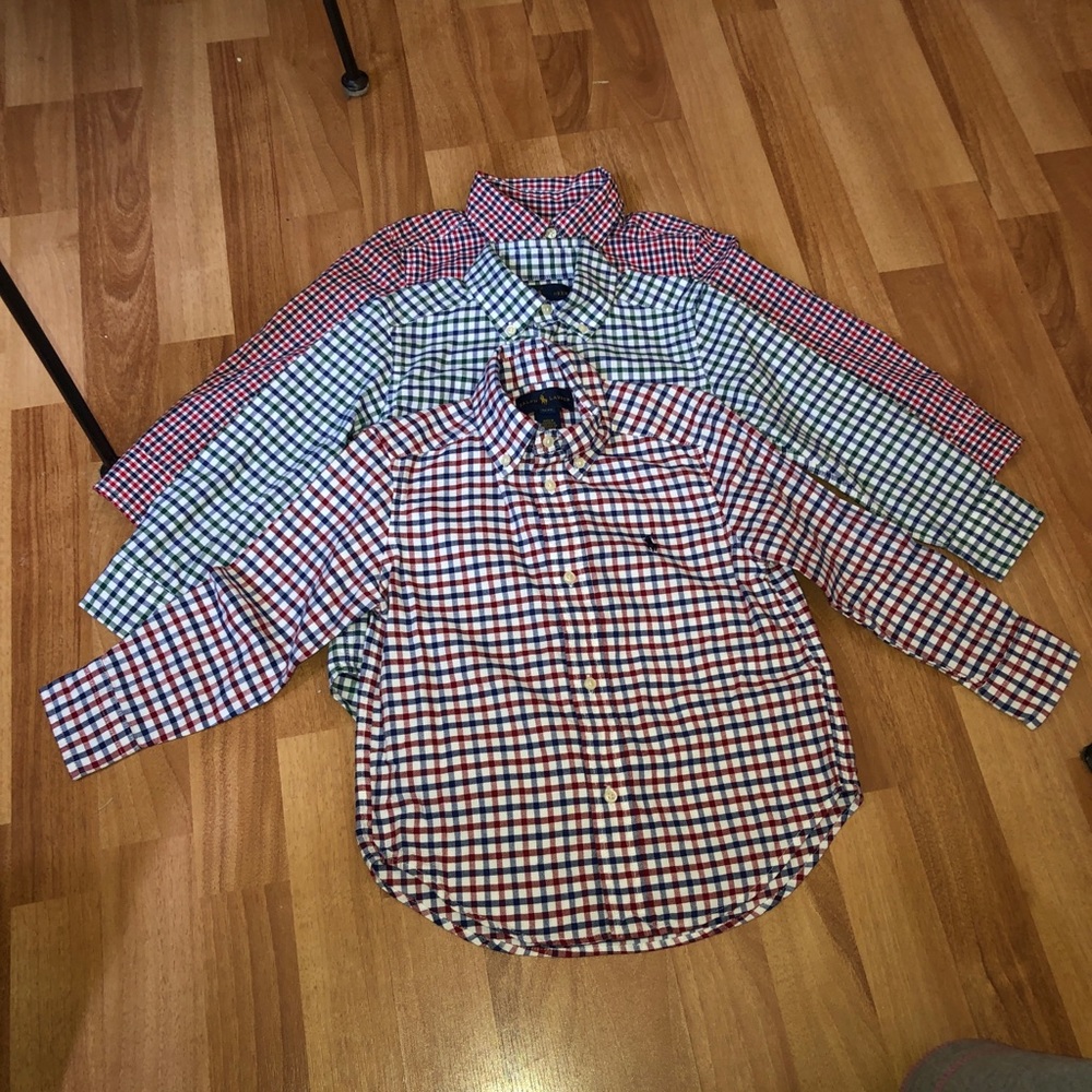 Boys Ralph Lauren Shirts Like New Condition